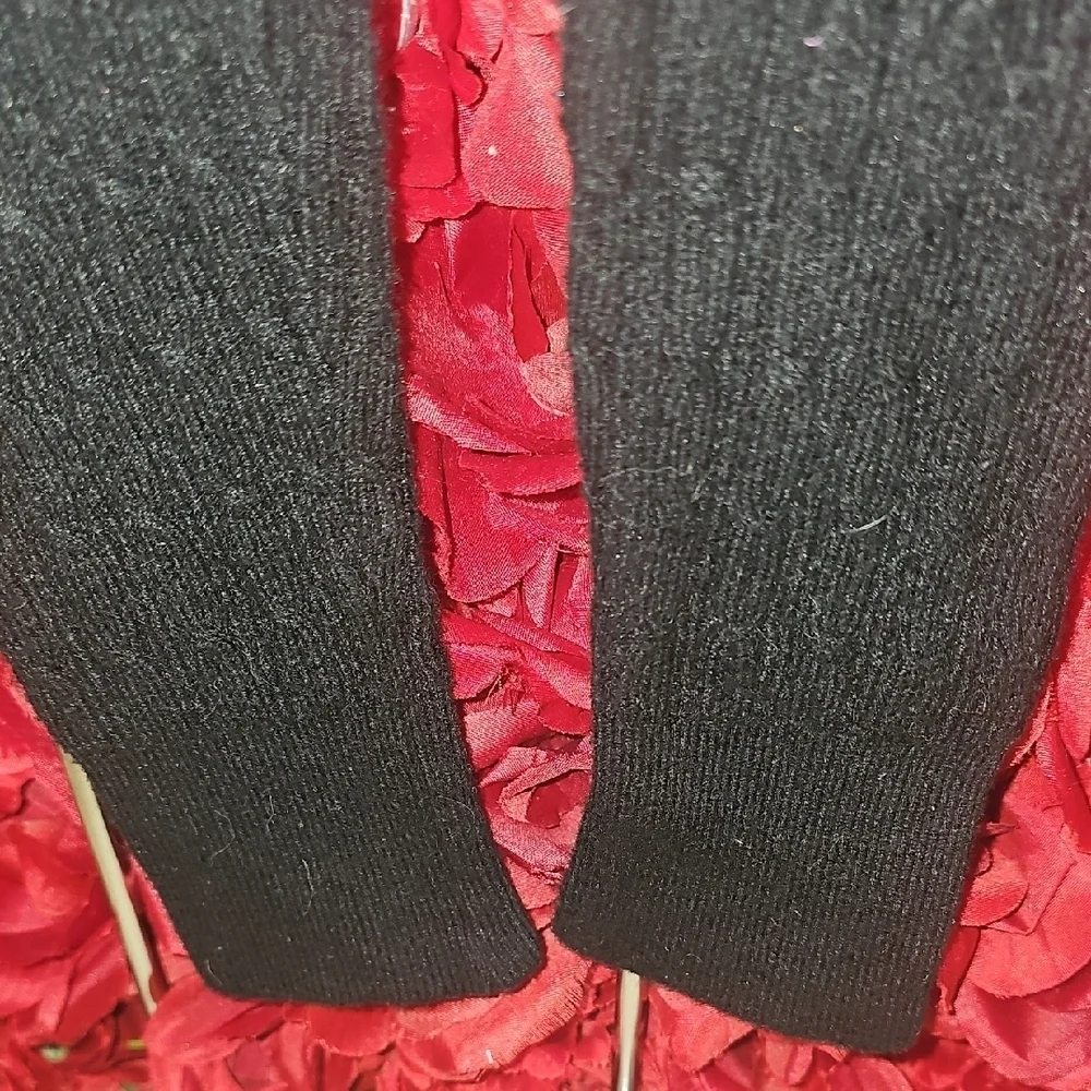 Cherokee Girls Black Sweater Footless Leggings Size 10/12